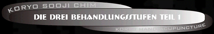 Die 3 Behandlungsstufen Teil 1