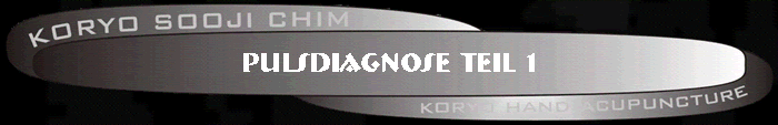 Pulsdiagnose Teil 1