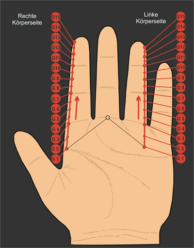 Korresp. Handmeridian G = HERZ